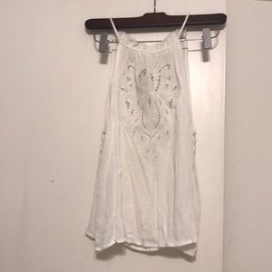 Lightweight white tank top